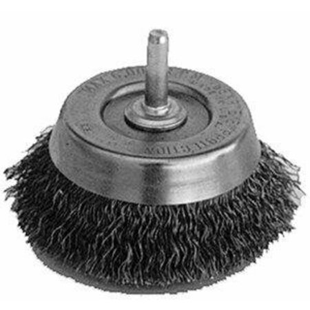 KT INDUSTRIES 2-3/4 in. End Cup Brushcoarse 5-3378